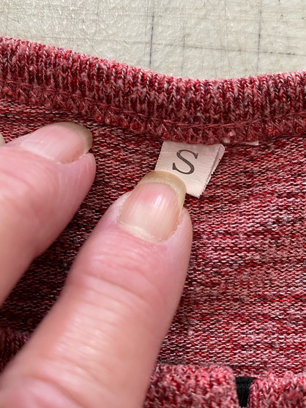Striped Sleeve Henley Pullover - Dusty Rose & Black - Picture 2 of 9